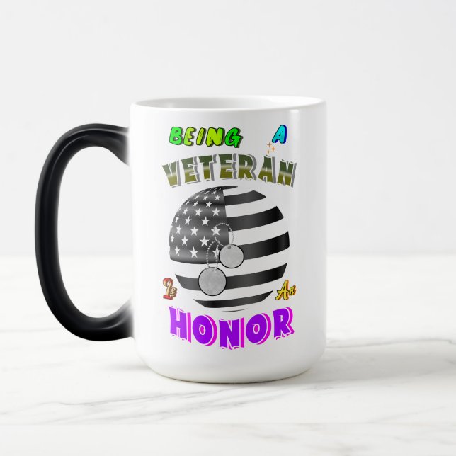 Mug Magic Être un vétéran est un honneur (Gauche)