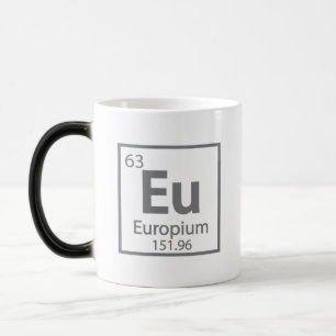 Mug Magic Europium - Europe Science Periodic Design