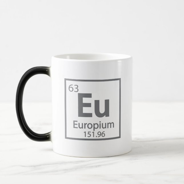 Mug Magic Europium - Europe Science Periodic Design (Gauche)
