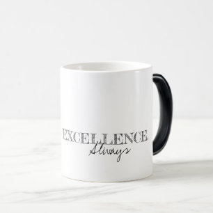 Mug Magic Excellence Toujours Inspirer Typographie Moderne