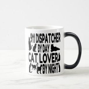 Mug Magic Expéditeur Amoureux des chats 911