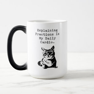 Mug Magic Expliquer les fractions Cardio quotidien Math Fun