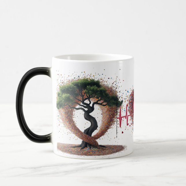 Mug Magic Explosion de cristal glamour Surprise de couleur  (Gauche)