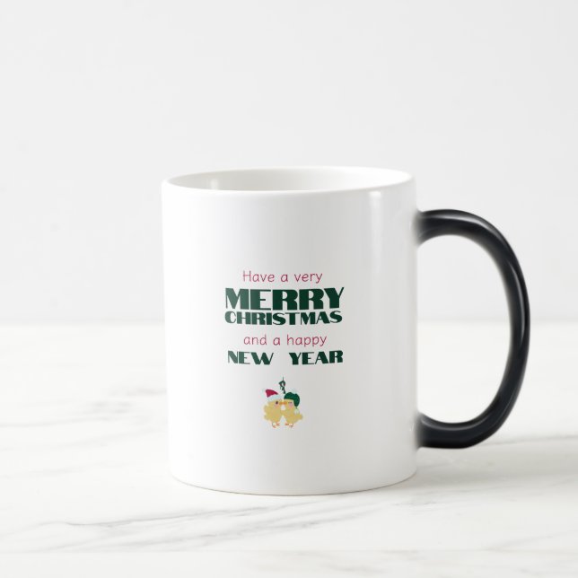 Mug Magic Faites un très joyeux Noël et un joyeux Nouvel An (Droite)