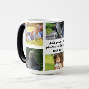 Mug Magic Faites votre propre collage photo et texte