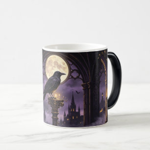Mug Magic Fantasme gothique corbeau lune pleine