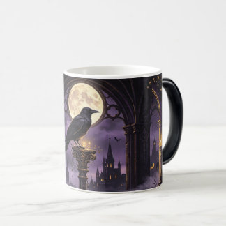 Mug Magic Fantasme gothique corbeau lune pleine