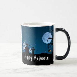 Mug Magic Fantômes de Halloween au cimetière