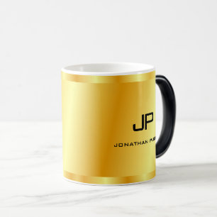 Mug Magic Faux Gold Monogramme Modèle personnalisé
