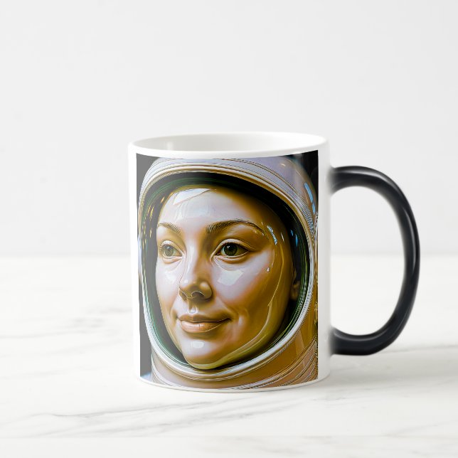 Mug Magic Femme cosmonaute (Droite)