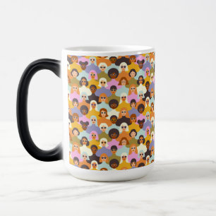 Mug Magic Femmes rétrogrades du Motif mondial