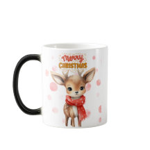 Festif Noël-mignon Rindeer-Mug