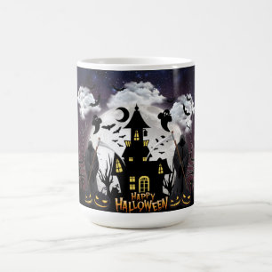 Mug Magic Fête d'Halloween effrayante, Maison hantée