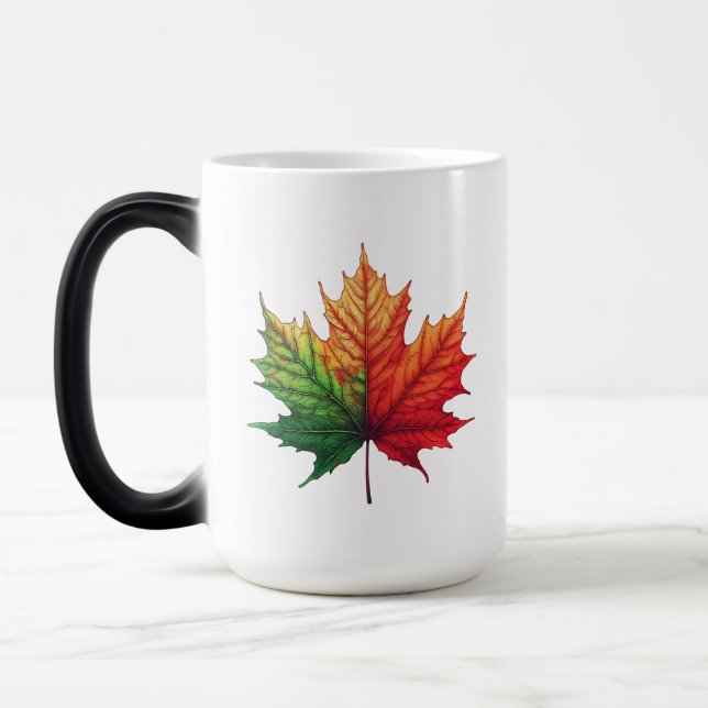 Mug Magic Feuille de chute d'érable Grand Morphage (Gauche)