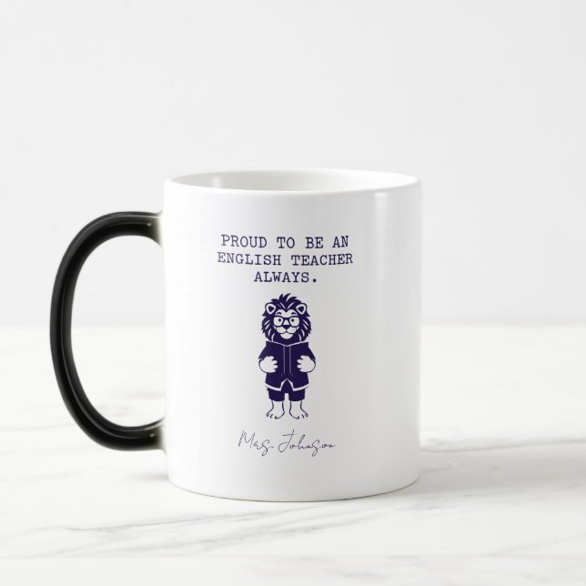 Mug Magic Fier d'être un formateur d'enseignants d'anglais (Gauche)