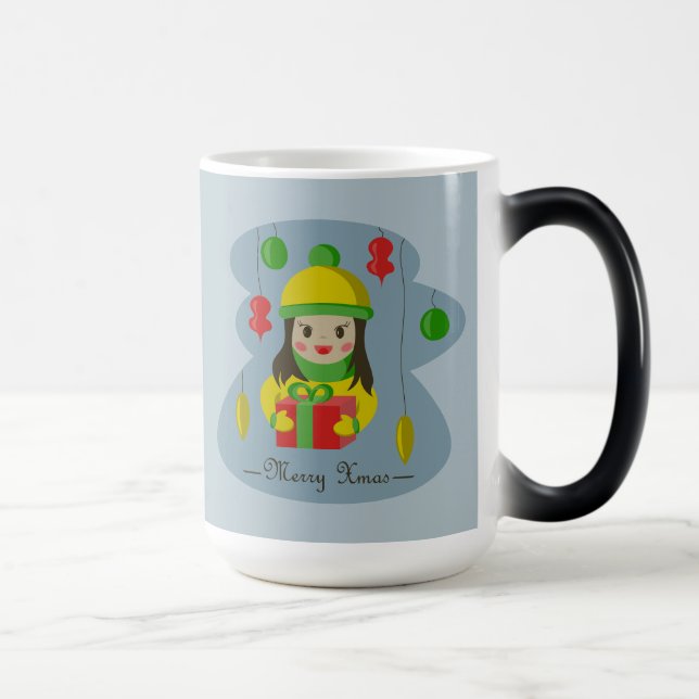 Mug Magic Fille avec boîte cadeau de Noël (Droite)