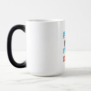 Mug Magic Fisher Art Je Préférerais Plutôt Pêcher