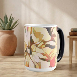 Mug Magic Fleur d'automne abstrait