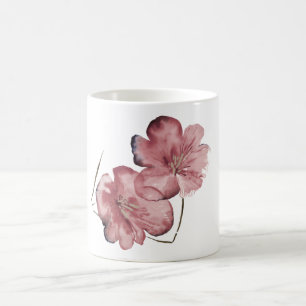 Mug Magic Fleur de aquarelle minimaliste