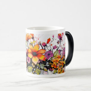 Mug Magic Fleur de Jardin Vibrant - Beauté Florale