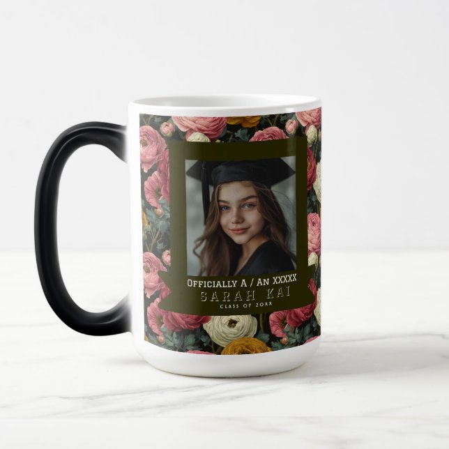 Mug Magic Fleur de Ranunculus Gras École Supérieure Diplômée (Gauche)