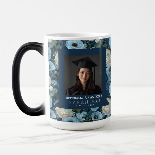 Mug Magic Fleur de Ranunculus Tendance Cadeau Pour Lui Remis (Gauche)