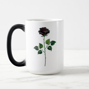 Mug Magic Fleur rose noire