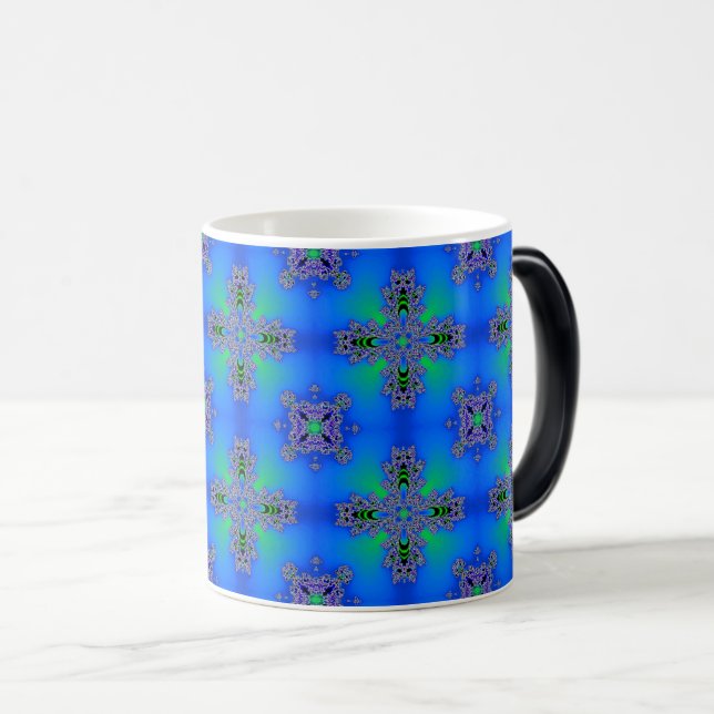 Mug Magic Fleurs Artdeco dans le style rétro (Devant droit)