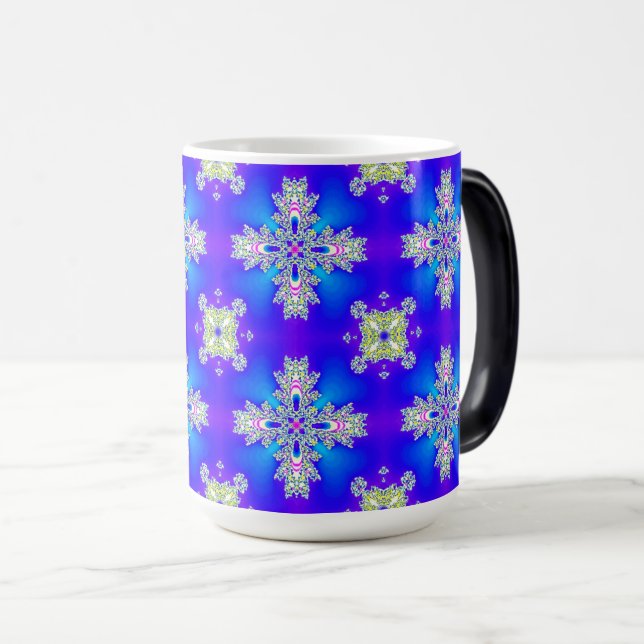 Mug Magic Fleurs Artdeco dans le style rétro (Devant droit)