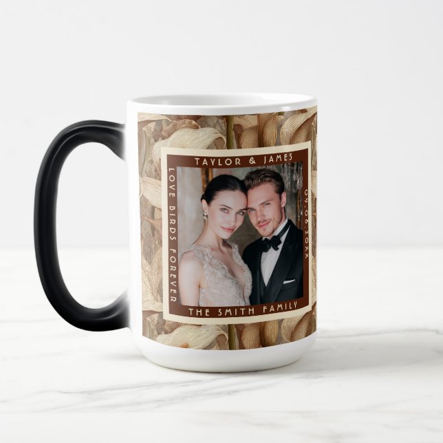Mug Magic Fleurs de calla élégantes en ivoire, charme de mar (Gauche)
