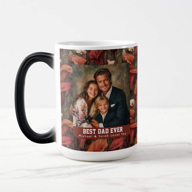 Mug Magic Fleurs de lys calla Fier papa Pop Célébration (Gauche)