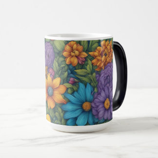Mug Magic Floral Abstrait coloré #7565