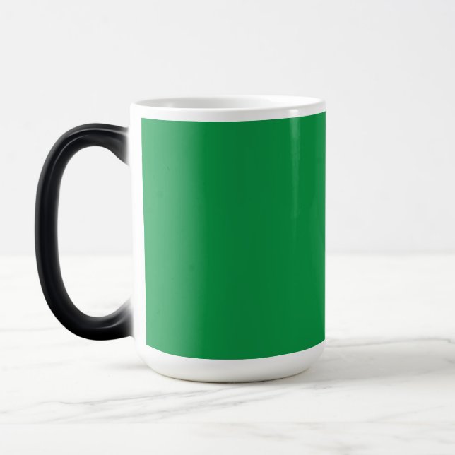 Mug Magic Fond vert avec bordure blanche pour une esthétique (Gauche)