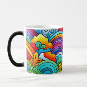 Mug Magic Fonds arc-en-ciel