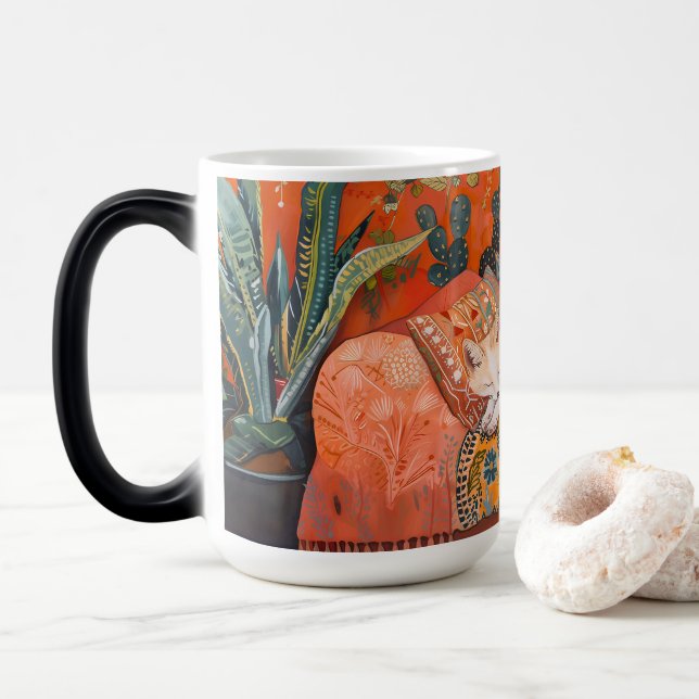 Mug Magic Fox dormant (Avec donut)
