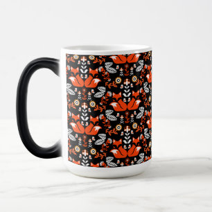 Mug Magic Fox Nordic Scandinavian Folk Art