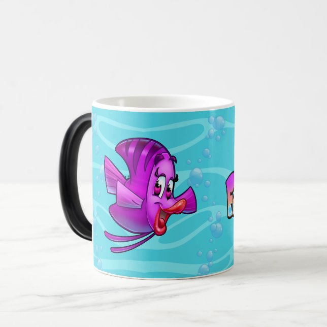 Mug Magic FriendFish dessin animé poisson (Devant gauche)