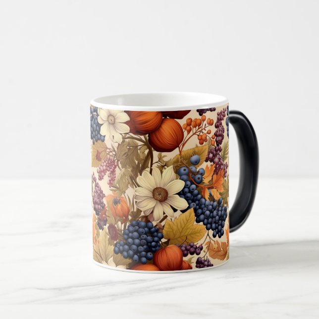 Mug Magic Fruit de récolte d'automne Motif sans joint (Devant droit)