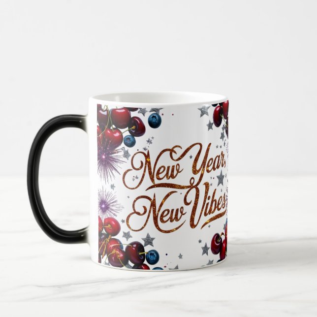 Mug Magic Fruity Fiesta Cerise Myrtille "Nouvelle Année, Nou (Gauche)