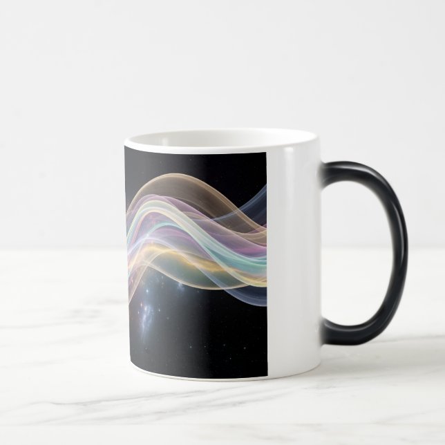 Mug Magic Galaxie de vague cosmique Abstrait (Droite)