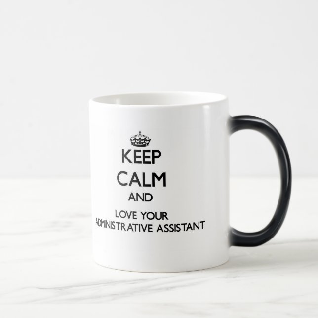 Mug Magic Gardez le calme et aimez votre assistant (Droite)
