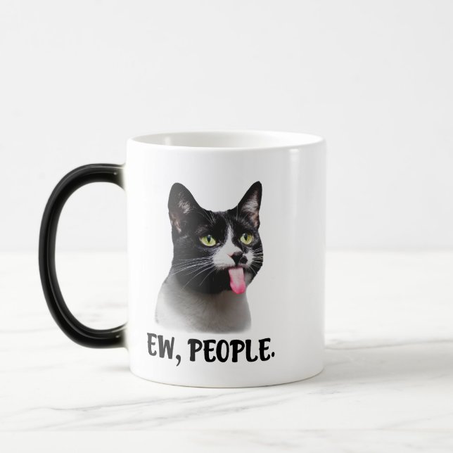 Mug Magic Gens dégueu mignon chat meme (Gauche)