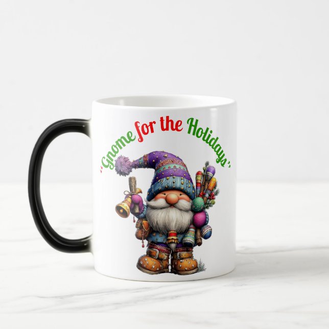 Mug Magic Gnome pour les Fêtes (Gauche)