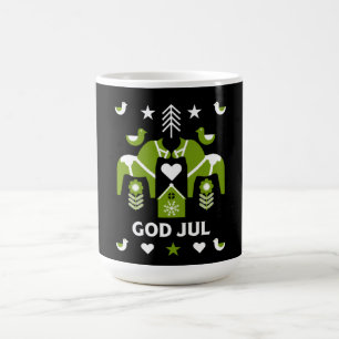 Mug Magic God Jul Swedish Folk Art