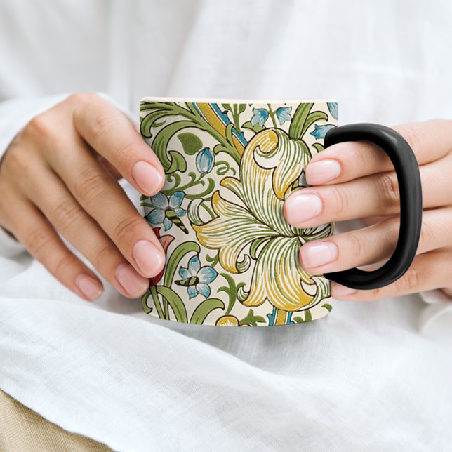Mug Magic Golden Lily Fleurs sauvages William Morris (Créateur téléchargé)