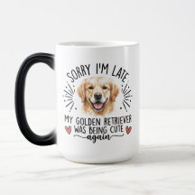 Golden Retriever Désolé Je Suis En Retard Amoureux