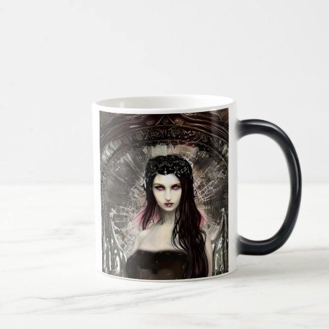 Mug Magic Gothique Steampunk Fallen Angel AI Art (Droite)