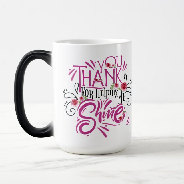 Mug Magic Gracias por ayudarme a brillar (Gauche)
