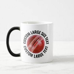 Mug Magic Grand Texte, Balle de Cricket 11oz Changement de t