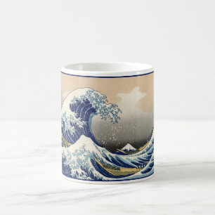 Mug Magic Grande vague au large de Kanagawa et Mont Fuji Mer
